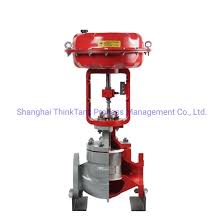 Reliable 3-Inch Cryogenic Globe Control Valve with Spring-Return Pneumatic Actuator
